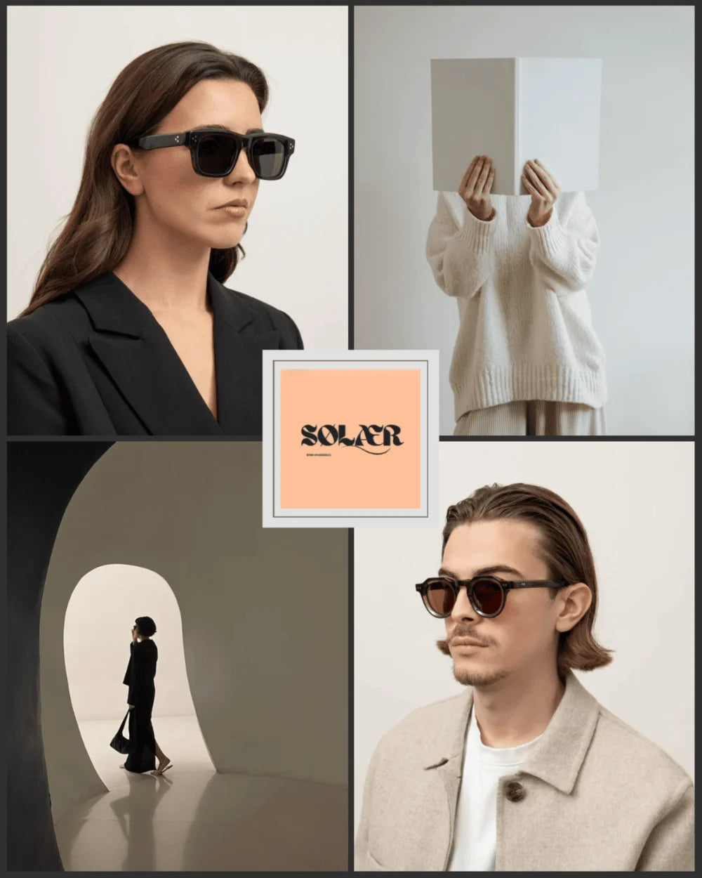 Stylish sun glasses for summer by SØLÆR Marseille  